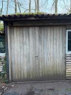 Houten Poort in Padouk 220cm x h 220cm, Tuin en Terras, Ophalen, 200 cm of meer, Zo goed als nieuw, Hout