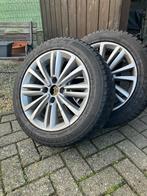 4 Aluminium velgen met winterbanden, Auto-onderdelen, Ophalen, Gebruikt, 16 inch, Banden en Velgen