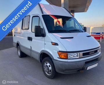 Iveco Daily 35C13V 2.8 TD DUBBELLUCHT, Auto's, Stof, Gebruikt, 4 cilinders, Wit