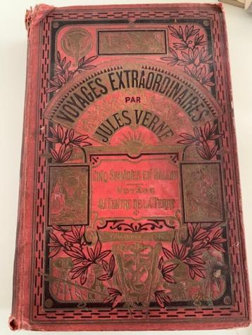 Jules Verne boek Voyages Extraordinaires