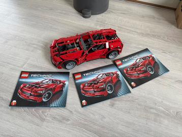 Lego Technic 8070 la voiture rouge beschikbaar voor biedingen