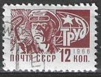 Rusland 1966/1969 - Yvert 3166 - Werkman - 12 k. (ST), Verzenden