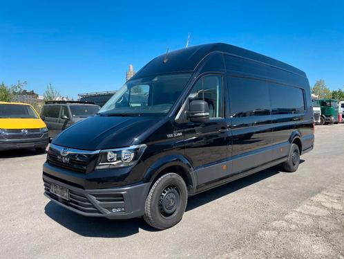 MAN TGE 3.140 L5H4 – MAXI – Zwart – Lederen stuur –, Auto's, Bestelwagens en Lichte vracht, Bedrijf, Te koop, ABS, Achteruitrijcamera