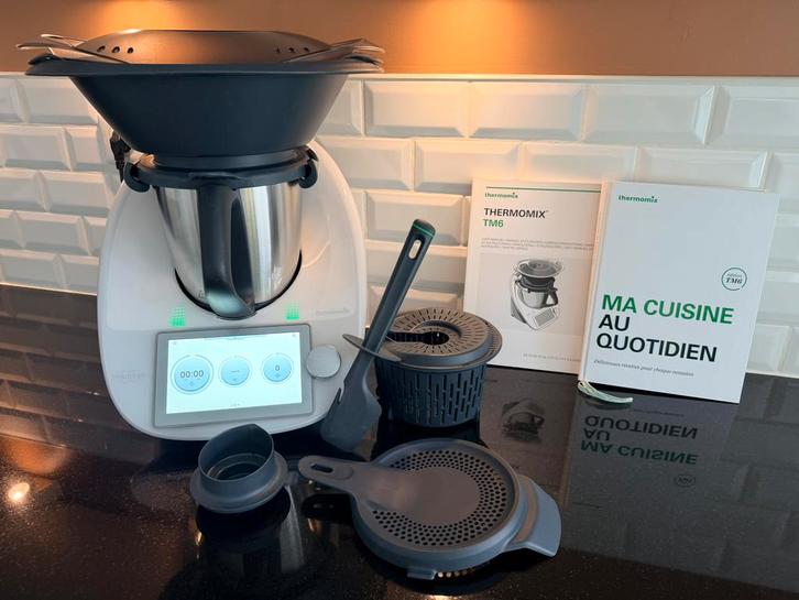 Vorwerk Thermomix TM6, Elektronische apparatuur, Keukenmixers, Gebruikt, 2 tot 3 liter, 3 snelheden of meer, Vaatwasserbestendig