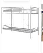 Grijs stapelbed, Huis en Inrichting, Slaapkamer | Stapelbedden en Hoogslapers, Ophalen, 90 cm, 160 tot 180 cm, Zo goed als nieuw