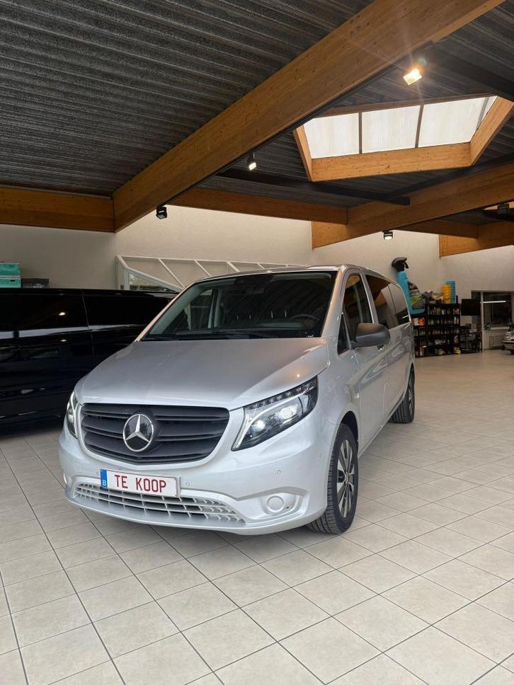Mercedes Vito Tourer '23 L3 DC camera navi trekhaak|automaa, Auto's, Mercedes-Benz, Bedrijf, Te koop, Vito, ABS, Achteruitrijcamera