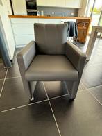 6 Stoelen op wieltjes, Huis en Inrichting, Stoelen, Ophalen, Zo goed als nieuw