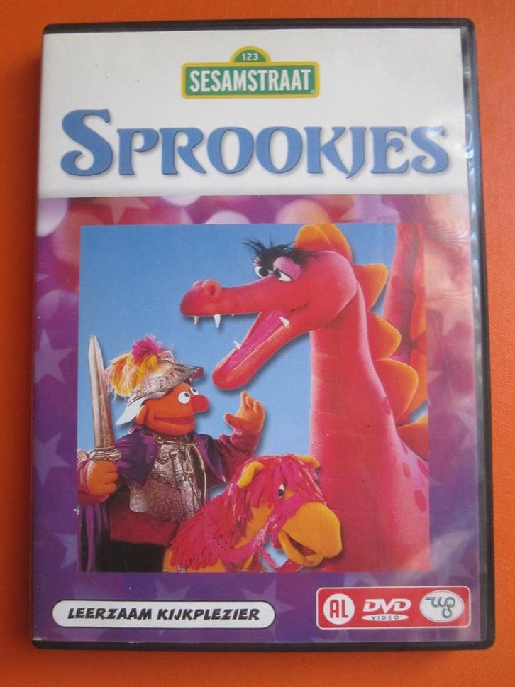 Sesamstraat Sprookjes, Cd's en Dvd's, Dvd's | Kinderen en Jeugd, Zo goed als nieuw, Tv fictie, Educatief, Alle leeftijden, Ophalen of Verzenden