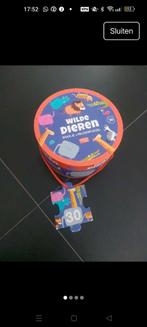 Grand puzzle d'animaux sauvages 30 pièces, Enlèvement ou Envoi, 10 à 50 pièces, Utilisé, 4 à 6 ans