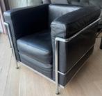 2 zwarte iconische zetels te koop, met mooie patine, Ophalen, Gebruikt