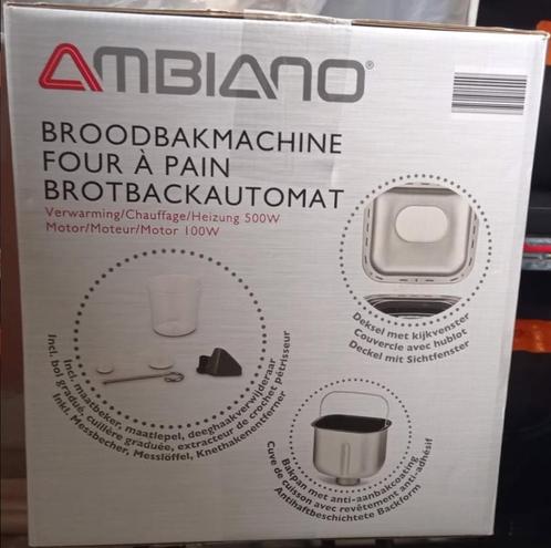 Broodbakmachine, Elektronische apparatuur, Broodbakmachines, Nieuw, Met timer, 800 tot 1200 gram deeg, Kijkvenster, Meer dan 10 programma's
