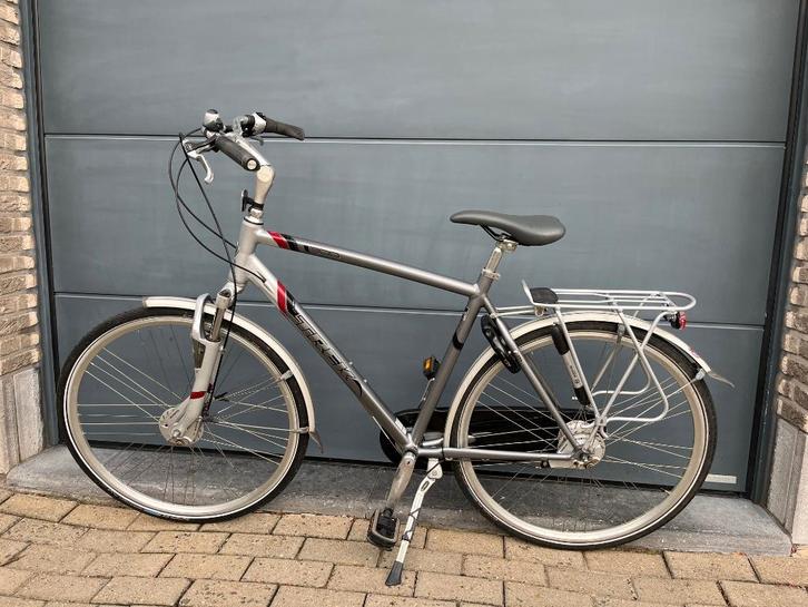 Herenfiets Trek L300 55cm frame 7V, Fietsen en Brommers, Fietsen | Heren | Herenfietsen, Gebruikt, 53 tot 57 cm, Versnellingen