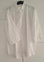 Witte luchtige halflange blouse maat M, Kleding | Dames, Ophalen of Verzenden, Gedragen, Maat 38/40 (M), Wit