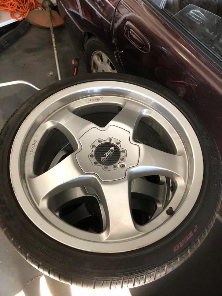 Azev wielen, Auto-onderdelen, Banden en Velgen, Banden en Velgen, Zomerbanden, 18 inch, 225 mm, Personenwagen, Gebruikt, Ophalen