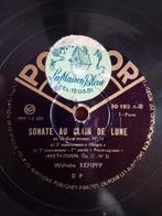 COLLECTOR !! Wilhelm KEMPFF 78 tours Sonate au clair de lune, Ophalen of Verzenden