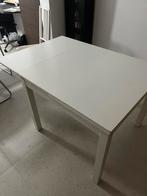 Tafel Ikea ,  wit  + 4 stoelen, Huis en Inrichting, Tafels | Eettafels, Ophalen, Gebruikt, 50 tot 100 cm, 150 tot 200 cm