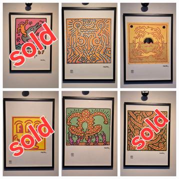 Verschillende Keith Haring Litho's beschikbaar voor biedingen