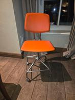 EGON EIERMANN MIDCENTURY VINTAGE DRAAISTOEL ORANGE KUN, Ophalen