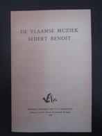 De Vlaamse muziek sedert Benoit, Gelezen, Ophalen of Verzenden, Vlaams Economisch Verbond, Algemeen