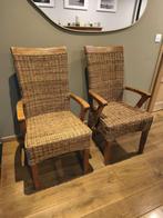 Rotan/TEK-stoelen, Huis en Inrichting, Stoelen, Ophalen, Gebruikt, Hout, Vijf, Zes of meer stoelen