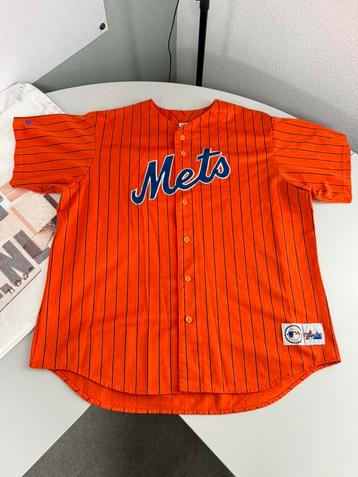 Vintage 1990 New York Mets MLB Baseball Jersey Honkbal xxl beschikbaar voor biedingen