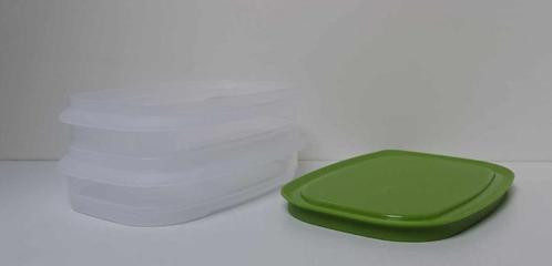 Tupperware Set « Empilable Cool » Bas - 260 ml x 2 - Vert, Maison & Meubles, Cuisine| Tupperware, Neuf, Boîte, Vert, Blanc, Enlèvement ou Envoi