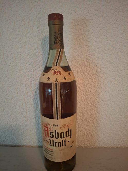 Asbach Uralt 0.7 ltr vintage jaren 70, Verzamelen, Wijnen, Nieuw, Overige typen, Overige gebieden, Vol, Ophalen of Verzenden