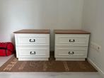 🌟Stijlvolle nachtkastjes met landelijke look – set van 2🌟, Ophalen, Zo goed als nieuw, Hout