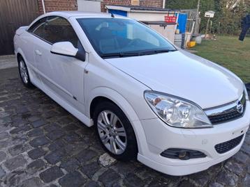 Opel astra h twintop opc line, Autos, Cuir, Cabriolet, Boîte manuelle, Noir