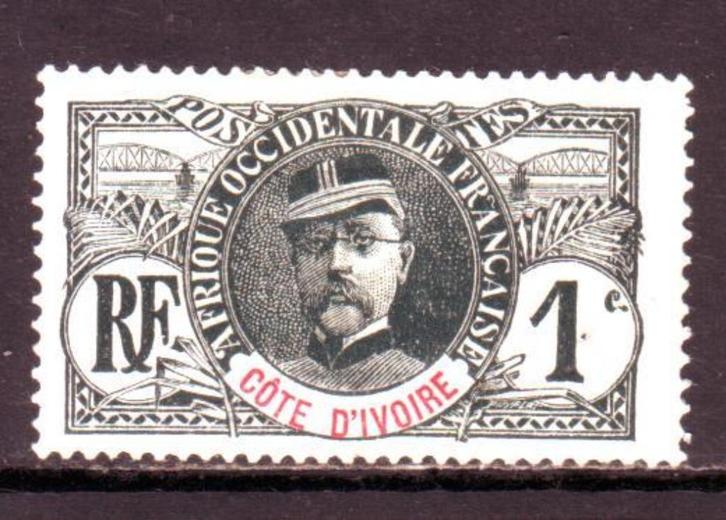 Postzegels Franse kolonies (7) : Ivoorkust, Postzegels en Munten, Postzegels | Afrika, Gestempeld, Overige landen, Ophalen of Verzenden