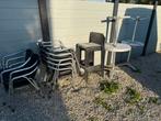 Horeca stoelen en tafels, Tuin en Terras, Ophalen, Zo goed als nieuw, Inox