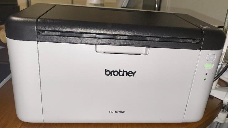 Brother WiFi laserprinter HL-1210 W met 2 nieuwe toners !, Computers en Software, Printers, Gebruikt, Printer, Laserprinter, Zwart-en-wit printen