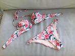 Tweedelige bikini bloemenprint, Gedragen, H&M, Bikini, Ophalen of Verzenden