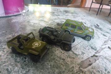 Jeep miniatures dinky toys, matchbox, majorette