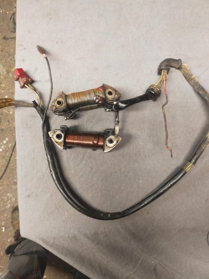 Honda Xl 500 ontsteking spoel ( ook 250s) carterdelen links, Motoren, Onderdelen | Honda, Gebruikt, Ophalen of Verzenden