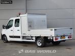 Renault Master 145PK Open Laadbak Dubbellucht 3,5t Trekhaak, Stof, Gebruikt, Renault, Wit