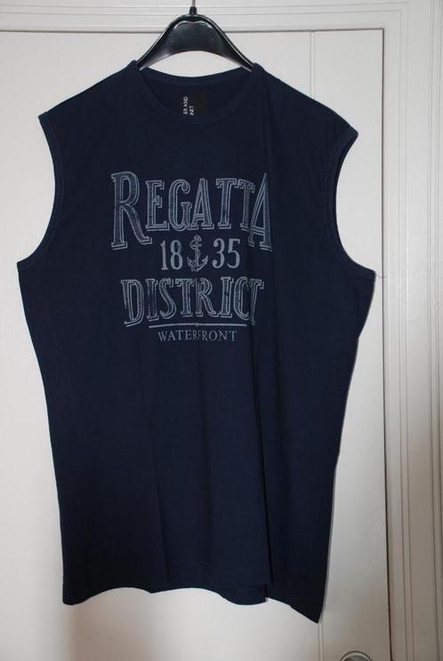Zomerse heren T-shirt zonder mouwen FISHER & BENNETT. XXL, Kleding | Heren, T-shirts, Zo goed als nieuw, Maat 56/58 (XL), Blauw