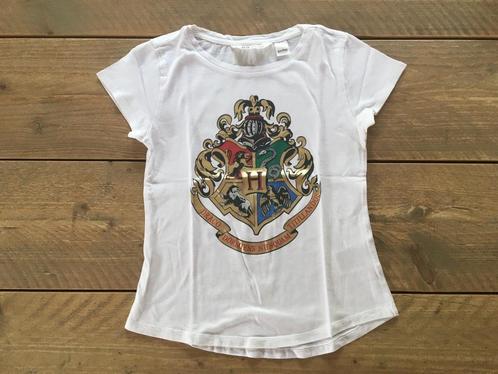 H&M (Harry Potter), witte t-shirt maat 134 - 140, Kinderen en Baby's, Kinderkleding | Maat 134, Zo goed als nieuw, Meisje, Shirt of Longsleeve