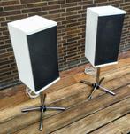 B&W DM/4 luidsprekers met vintage statieven, Audio, Tv en Foto, Luidsprekerboxen, Ophalen, Gebruikt, Bowers & Wilkins (B&W), Minder dan 60 watt