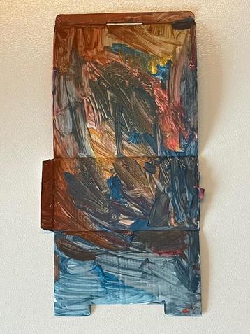 schilderij acryl op karton beschikbaar voor biedingen