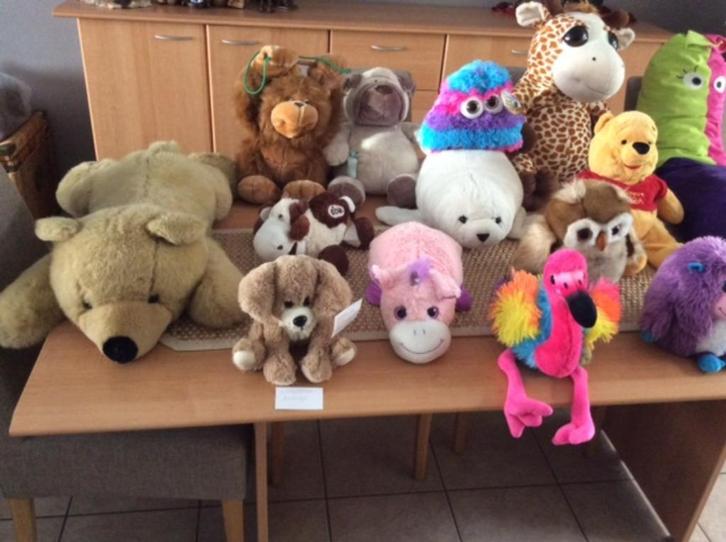 Te koop knuffels totaal 14stuks, Kinderen en Baby's, Speelgoed | Knuffels en Pluche, Zo goed als nieuw, Overige typen, Ophalen of Verzenden