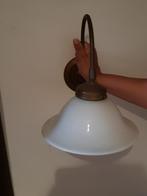 Antieke wandlamp, Huis en Inrichting, Lampen | Wandlampen, Ophalen, Gebruikt, Glas, Antiek