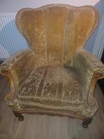 Mooi antieke zetel, kleur geel, Enlèvement