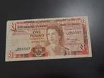 1975 Gibraltar 1 pound 1e serie Elizabeth II, Postzegels en Munten, Verzenden, Overige landen, Los biljet