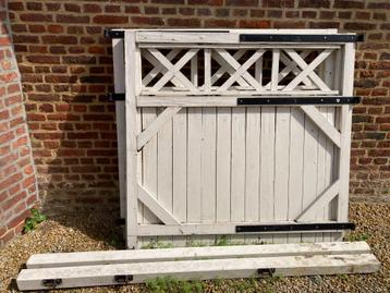 Houten Poort, Enlèvement, Utilisé, Bois, Portail battant