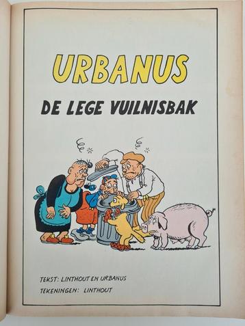 Urbanus -Buiten Reeks- Lege vuilnisbak + Loopt verloren beschikbaar voor biedingen
