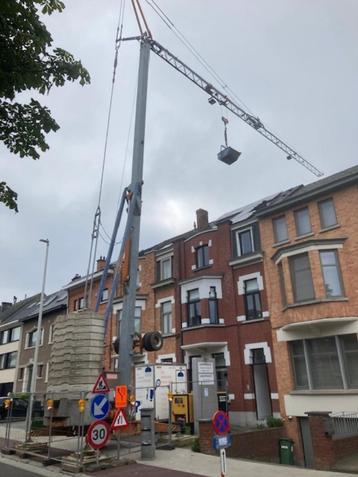 bouwkraan, Enlèvement, Grue