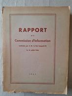 Rapport de la commission d'information instituten par Leopol, Antiquités & Art, Enlèvement ou Envoi