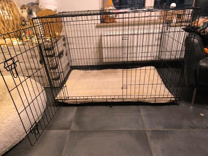 Vouwbare XXL hondenbench met plaid NIEUW in doos, Dieren en Toebehoren, Hondenhokken, Nieuw, Ophalen