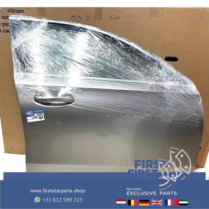 W177 DEUR COMPLEET PORTIER GRIJS RECHTS VOOR Mercedes A Klas, Auto-onderdelen, Carrosserie, Deur, Mercedes-Benz, Voor, Rechts
